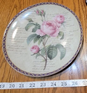 Coleccion Lucrecia Rose Vintage Plate, 2003 10.5"x10.5"x1" - Picture 1 of 2