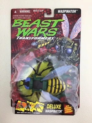 UNRELEASED TEST PACKAGING Transformers Beast Wars Waspinator Rock Blister w/pips - Image 1 of 4