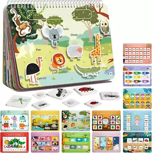 Freebear Busy Book for Toddlers Preschool Learning Activities Resources Autism S - Picture 1 of 6