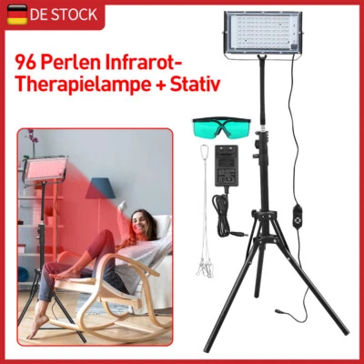 MARKENLOS 660+850nm Rotlicht Panel Infrarotlampe Rotlichtlampe Therapie lampe Hängendem