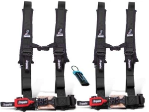 Dragonfire 4-Point Harness set 2” UTV with Polaris/Can-Am override plug - Picture 1 of 9