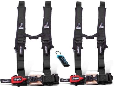 Dragonfire 4-Point Harness set 2” UTV with Polaris/Can-Am override plug - Image 1 of 4