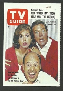 The Dick Van Dyke Show Mary Tyler Moore Carl Reiner TV Guide Collector Card