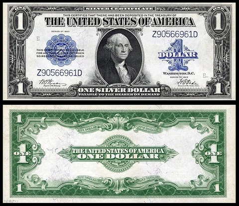 REPRIDUCTION 1 1923 UNITED STATES SILVER CERTIFICATE  NOTE PLS READ DESCRIPTION! Cover