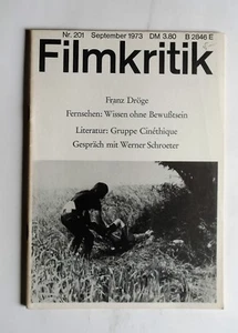FILMKRITIK 1973/9 Nr. 201 Franz Dröge - Bild 1 von 3