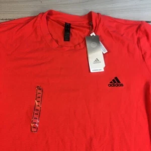 Adidas Maxis Tee 2.0 Short Sleeve Mens T-shirt Orange shirt Sz 2XL NWT - Picture 1 of 5