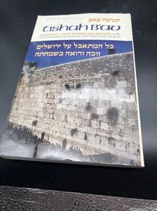 Vintage book Jewish Hebrew Tishah B'Av Texts Readings Insight Talmudic Tradition - Picture 1 of 3