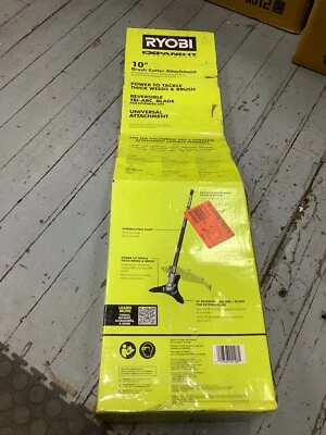 NEW Ryobi Expand-It 10"in Brush Cutter Trimmer Attachment Only, Model RYBRC - Image 1 of 2