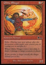 Magic the Gathering MTG Ghitu Slinger (77) Urza's Legacy   NM
