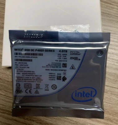 Intel SSD DC P4601 Series 4TB SSDPE7KE040T7 2.5" NVMe/PCIe U.2 Solid State Drive - Image 1 of 2
