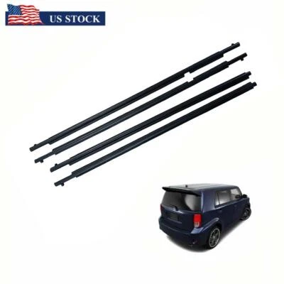 Car Belt Molding Weatherstrip Front&Rear L&R Set For Toyota SCION XB 75710-12820 Foto 1 de 4