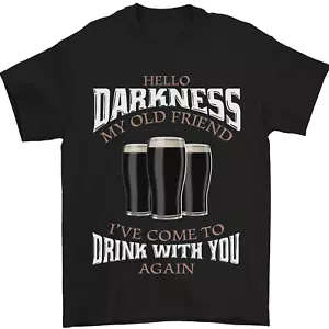 Camiseta para hombre Hello Darkness My Old Friend Funny Guinness 100 % algodón - Imagen 1 de 102