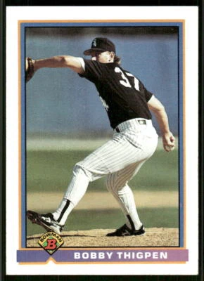 1991 Bowman #342 Bobby Thigpen - Image 1 of 2
