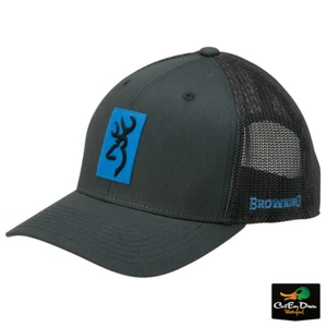 NEW BROWNING SNAP SHOT MESH BACK CAP BUCKMARK LOGO HAT - Picture 1 of 5
