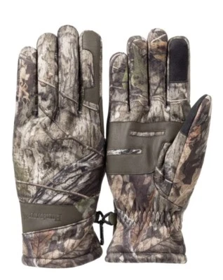 NEW~Mossy Oak Heat Boost Huntworth Endeavor Windproof Hunting Gloves size M/L - Image 1 of 4