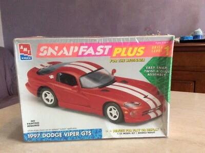 Rarissimo kit montaggio Snap Fast Plus Dodge Viper Gts 1996 AMT ERTL  1:25 - Immagine 1 di 2