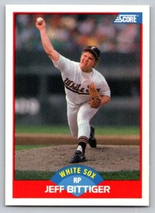 1989 Score #512 Jeff Bittiger Chicago White Sox - Picture 1 of 2