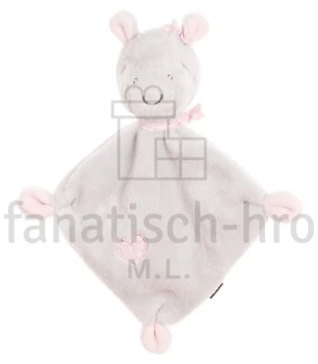 Babydream Schmusetuch Nilpferd rosa Schleife Herz Baby Kuscheltuch Rossmann
