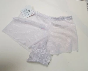 sexy lace panties white size M New underwear bootie wedding panty - Picture 1 of 11