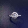 1 Carat Pave CZ Solitaire Engagement Ring - Silver Plated, 6-Claw Setting, RS25 Style 11 thumbnail image