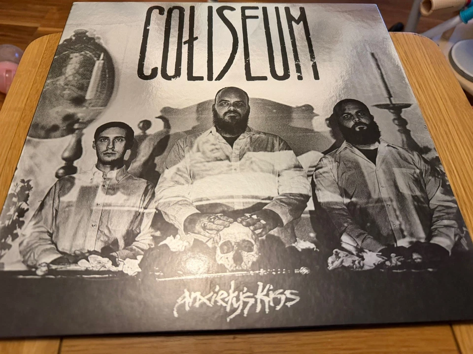 COLISEUM anxiety's kiss Lp BROWN Vinyl Record with lyrics insert , Deathwish rec - Image 1 of 3