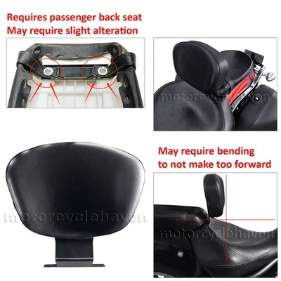 Yamaha V Star V-Star 950 V-Star 1300 Rider Driver Backrest Pad (Factory-Defect) - Image 1 of 4