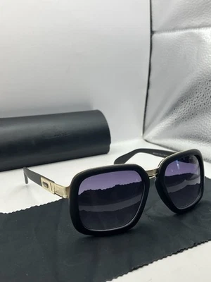 CAZAL MOD 616/2 Hip-Hop Anniversary 58 14-134 Mat Black anthracite gold Acetate - Image 1 of 4