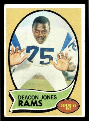 1970 Topps Deacon Jones (HOF) #125 - Los Angeles Rams - Image 1 of 2