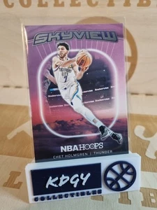 CHET HOLMGREN 'SKYVIEW' (OKLAHOMA CITY THUNDER, PANINI NBA HOOPS 2024-25) - Picture 1 of 2