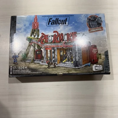 MEGA Fallout Red Rocket Truck Shop 824 Piece Collectible Set and Figures IN HAND - Image 1 of 2