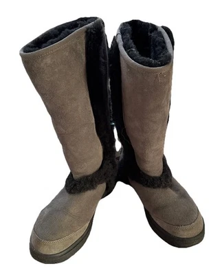 Bota Alta Ugg Sunburst Gris Negro 37 - Imagen 1 de 4