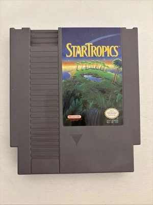 Star Tropics-Nintendo Entertainment System (1990) Game Cartridge Only Tested - Image 1 of 2