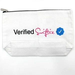 Taylor Swift Makeup Bag I’m A Swiftie Travel Pouch Double Sided - Picture 1 of 2