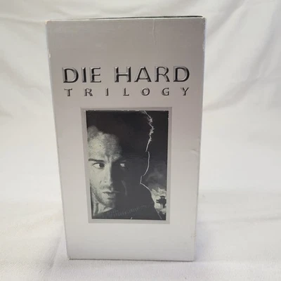 Die Hard Trilogy starring Bruce Willis VHS, 1996, 3-Tape Set - Image 1 of 4