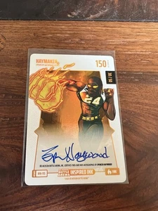 2025 Bo Jackson Battle Arena Haymaker Fire Auto #30/50- BFA-115- Spencer Haywood - Picture 1 of 9