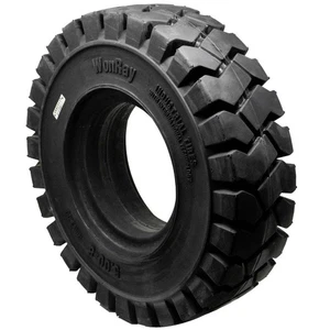 5.00-8 500-8 5008 5.00/8 Solid Forklift Tires 3.0" RW Flat Proof 5008 - Picture 1 of 3