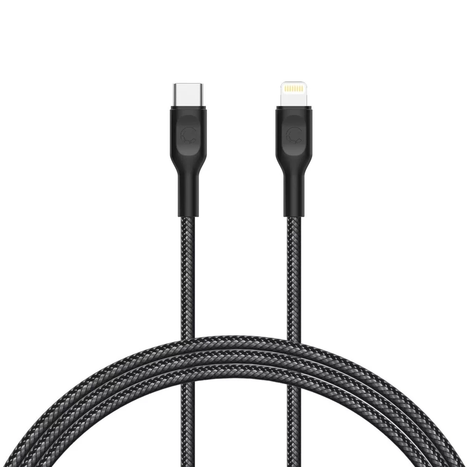 Cable Cygnett Fast 30W USB-C iPhone 2,2 m Negro Trenzado para iPhone 14 13 SE Foto 1 de 2