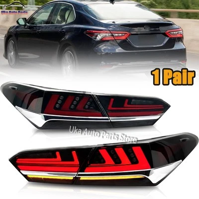 LH&RH LED Tail Light Brake Lamp For Toyota Camry 2018-2022 Sequential Rear Lamp - Image 1 of 4