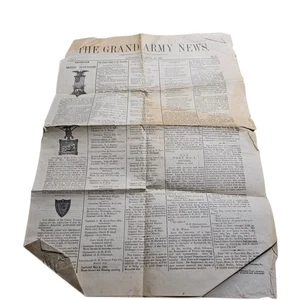 1888 The Grand Army News Lancaster PA Bürgerkriegsveteranenzeitung - Bild 1 von 8