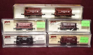 N-Gauge 6x Mineral Ore Cars Wagons Atlas Model Power N Scale #05/07 - Picture 1 of 8