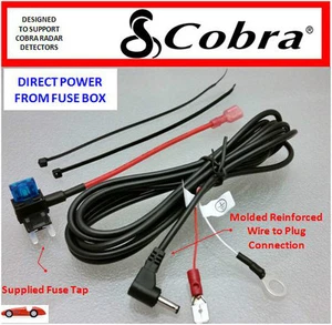 COBRA  Radar Detector  Direct Power Cord from Fuse Box      (DP-CBR) - Picture 1 of 2