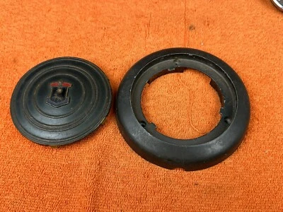 Volante LA SALLE 1940 original vintage emblema botón cuerno tapa y anillo ANTIGUO Foto 1 de 4