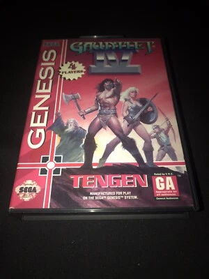 🔥Gauntlet IV 4 (Sega Genesis, 1993) COMPLETE CIB RARE BLOCKBUSTER GAME🔥 - Image 1 of 4