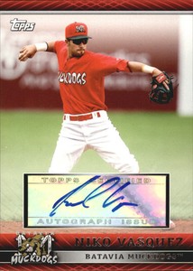 2010 Topps Pro Debut Prospect Autographs #NV Niko Vasquez 