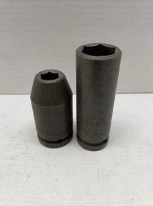 Proto 3/4” Drive Impact Sockets lot of 2 Sizes: 5/8” thick wall and 1” thin wall - Picture 1 of 6