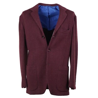 Kiton Soft-Constructed Patterned Knit Cashmere Sport Coat Slim 42R (Eu 52) - Image 1 of 4