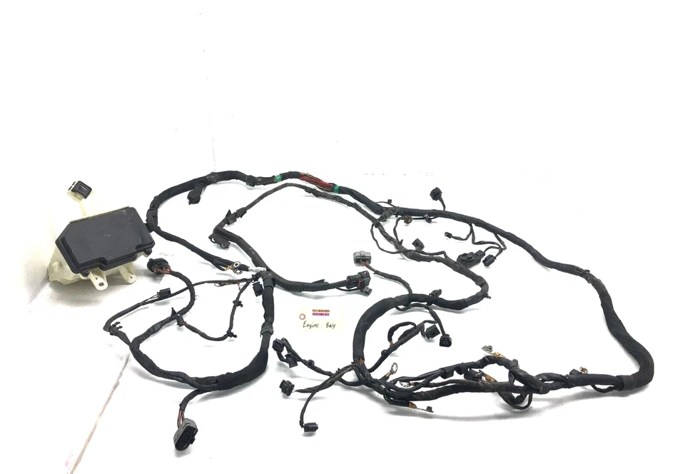 Mercedes W222 S550 2014-2017 4,6 compartimento del compartimiento del motor arnés de cableado fabricante de equipos originales. Foto 1 de 4