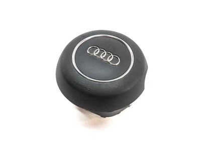 2015-2018 AUDI A3 Q3 (8U 8V) DRIVER SRS STEERING WHEEL AIRBAG AIR BAG (BLACK) - Image 1 of 4