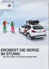 BMW X1 Edition Powder Ride Prospekt Blatt Brochure von 2012