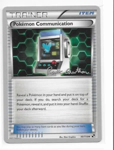 Pokemon World Championship 2011 Pokemon Kommunikation 99/114 NM Ross Cawthon - Bild 1 von 2